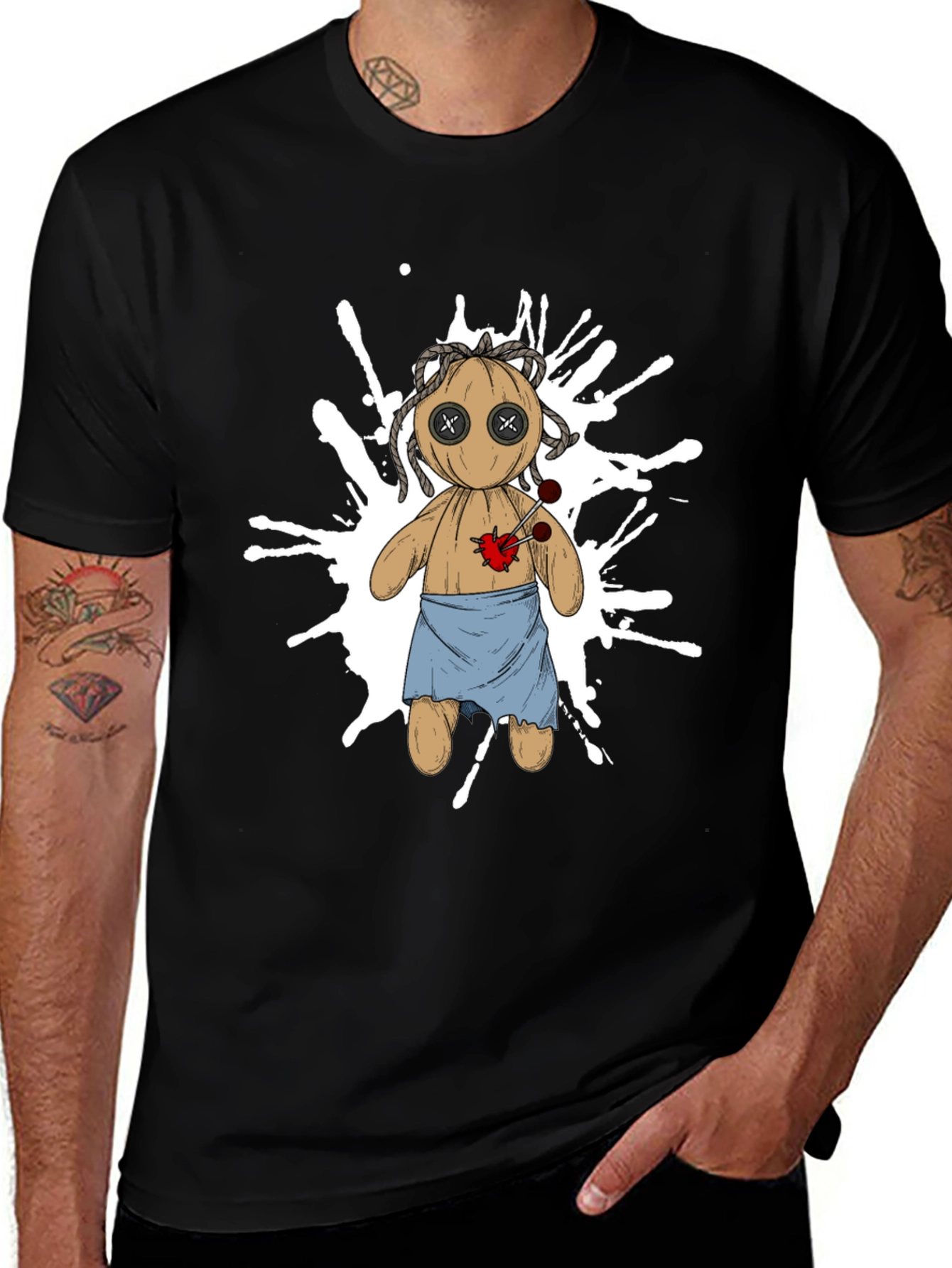 Voodoo Doll Graphic T-Shirt - Unique Streetwear