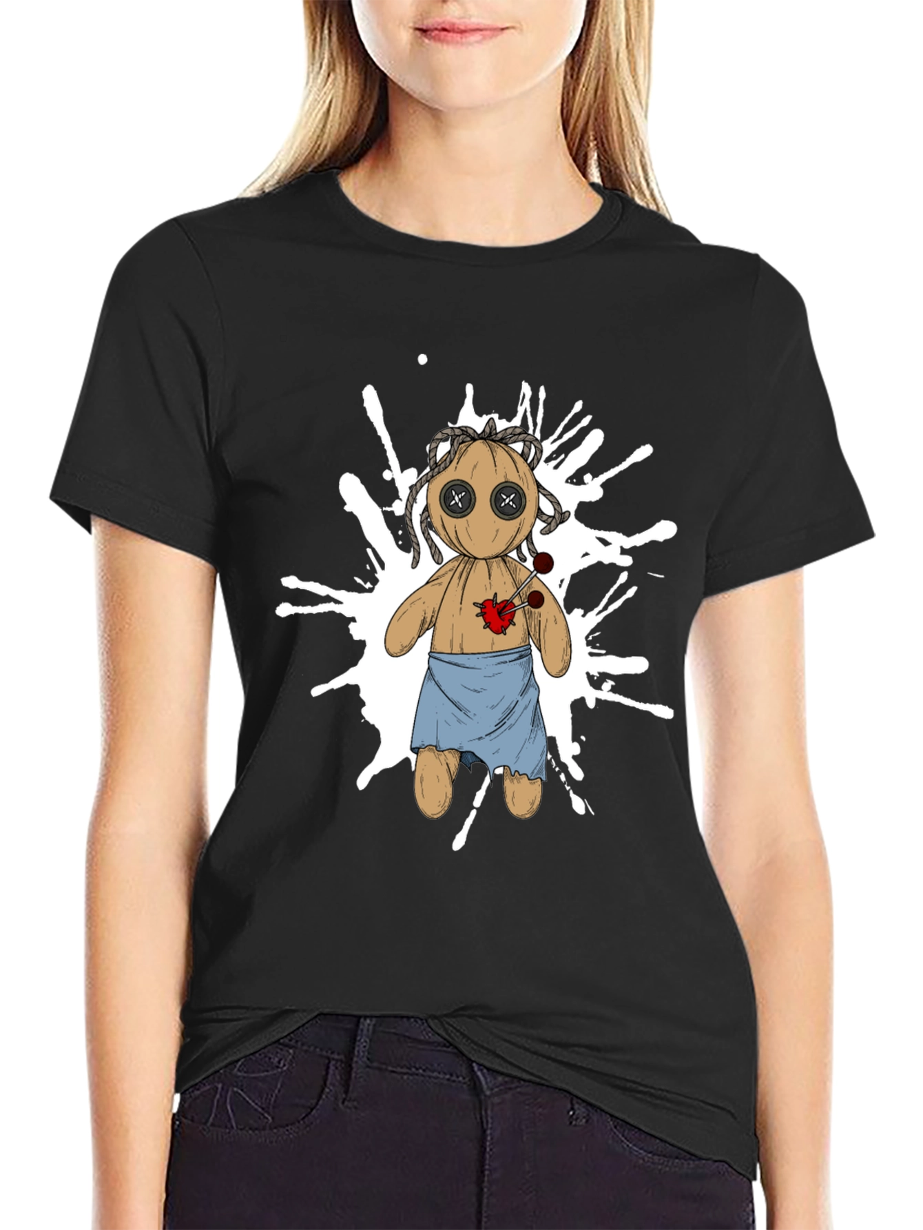 Voodoo Doll Graphic T-Shirt - Unique Streetwear