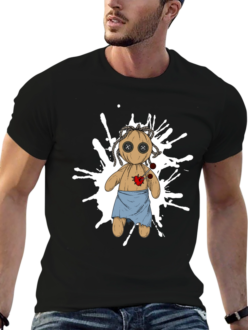 Voodoo Doll Graphic T-Shirt - Unique Streetwear