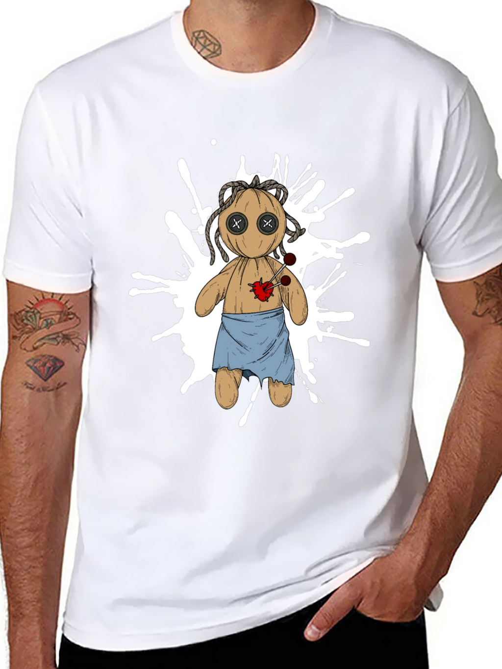 Voodoo Doll Graphic T-Shirt - Unique Streetwear