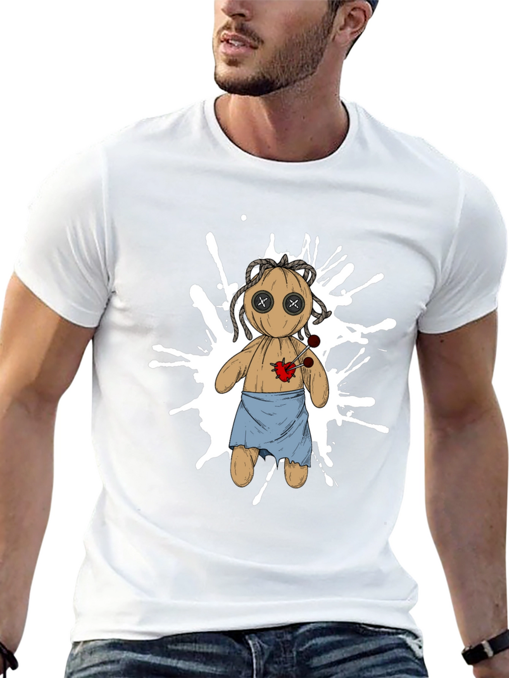 Voodoo Doll Graphic T-Shirt - Unique Streetwear