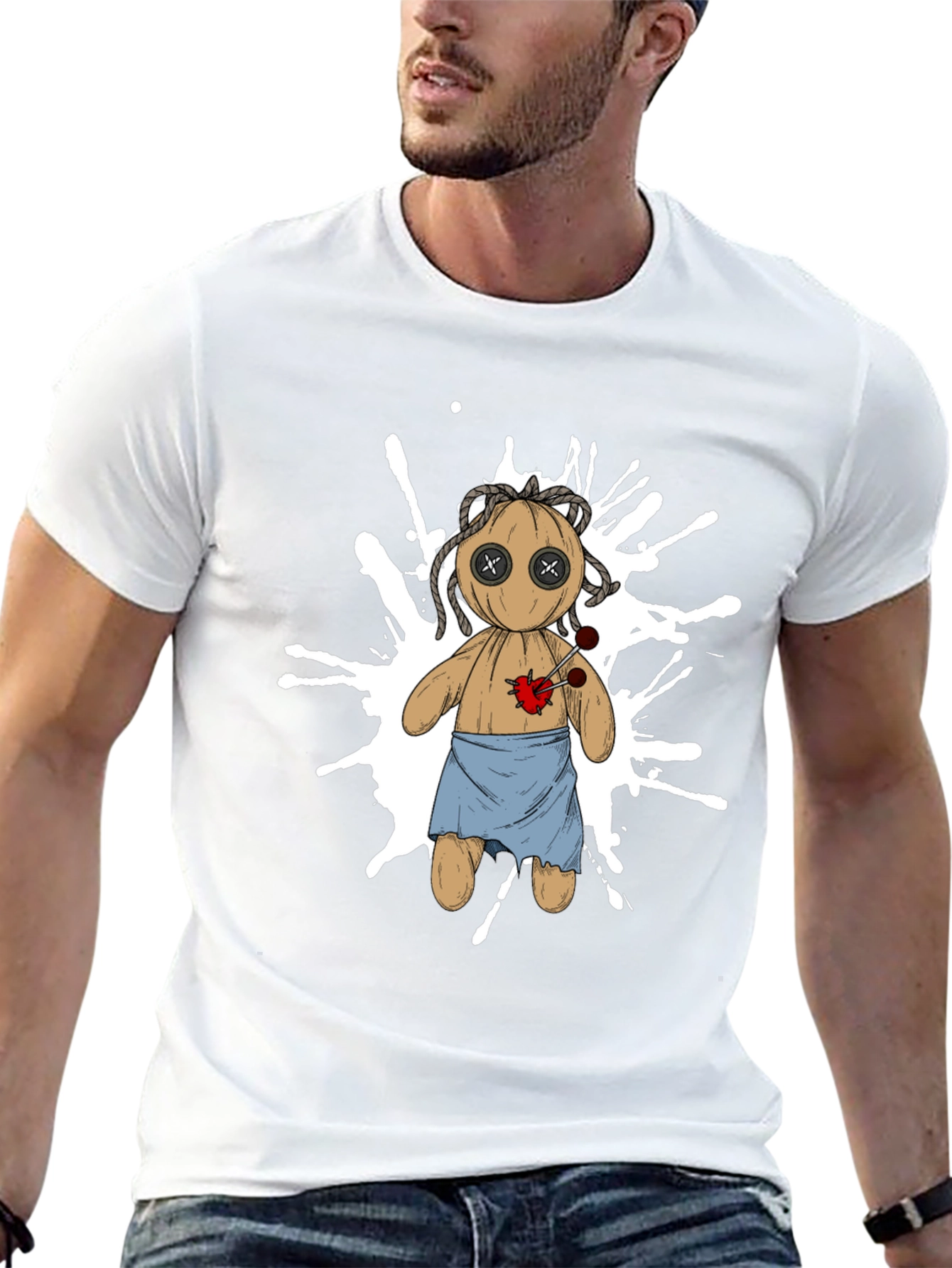 Voodoo Doll Graphic T-Shirt - Unique Streetwear