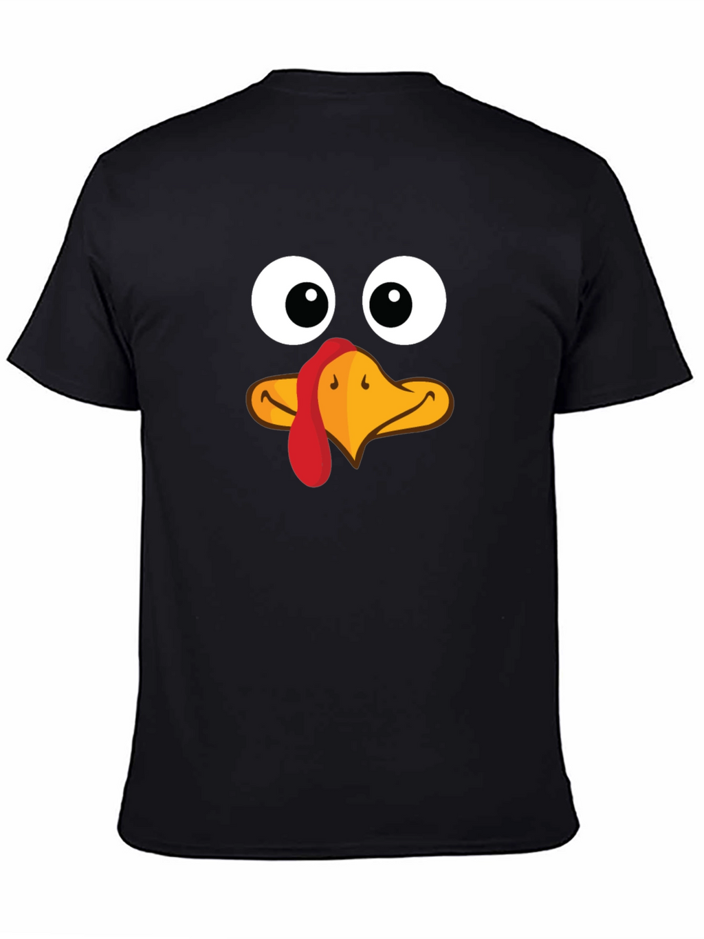 Funny Turkey Face Thanksgiving T-Shirt