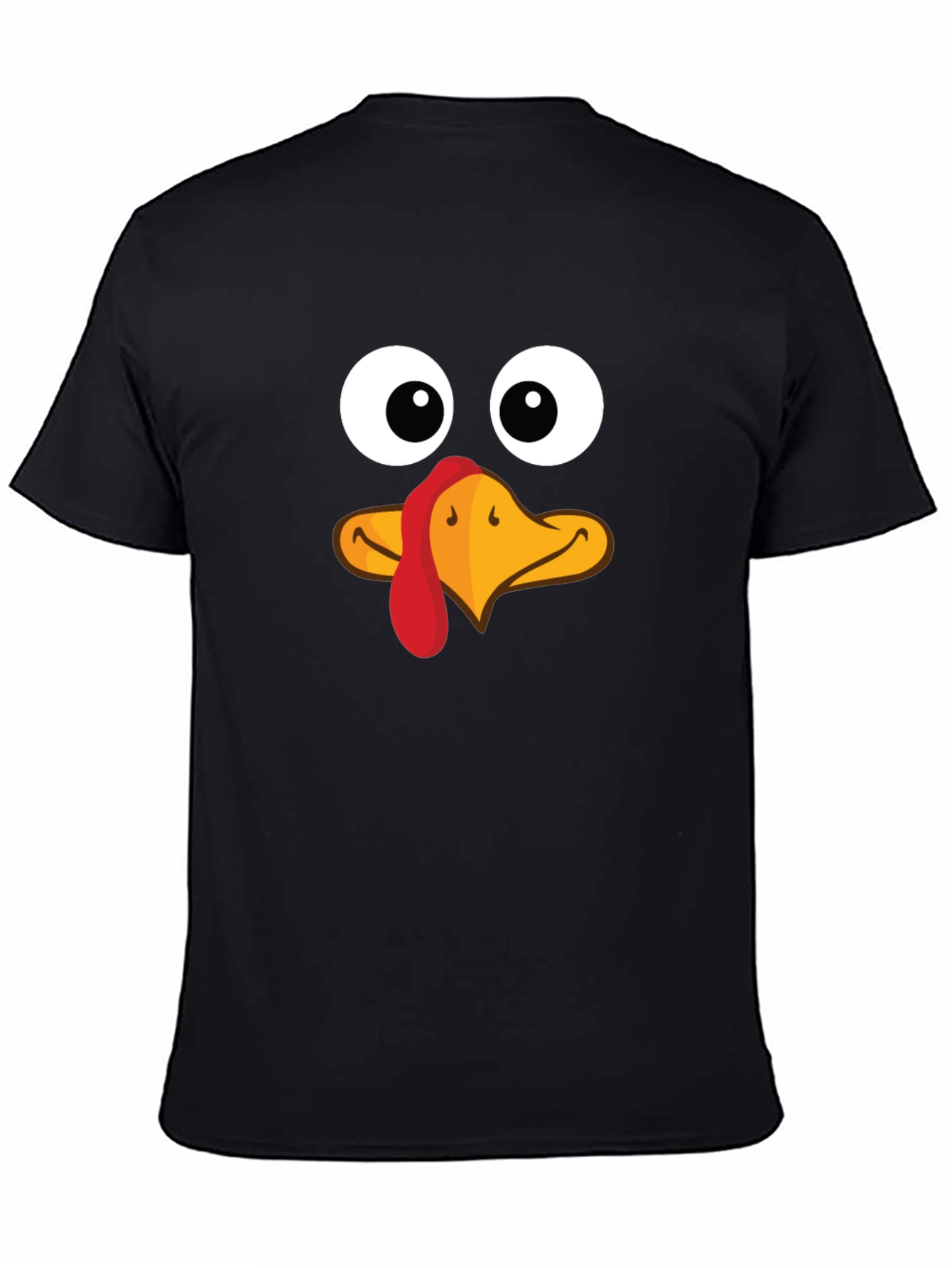 Funny Turkey Face Thanksgiving T-Shirt