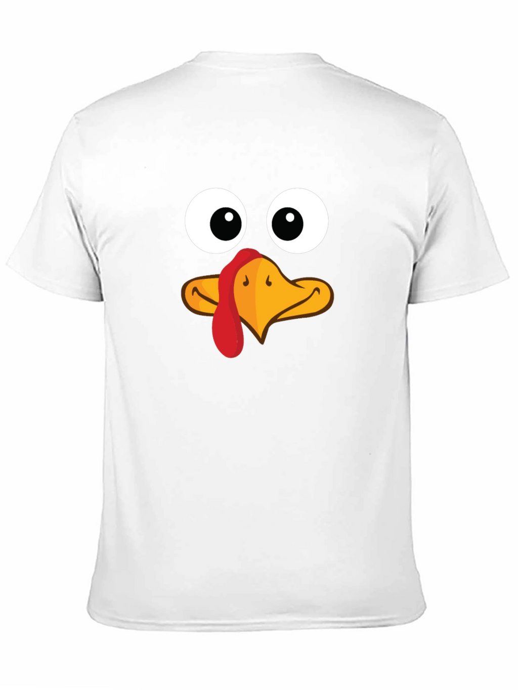 Funny Turkey Face Thanksgiving T-Shirt