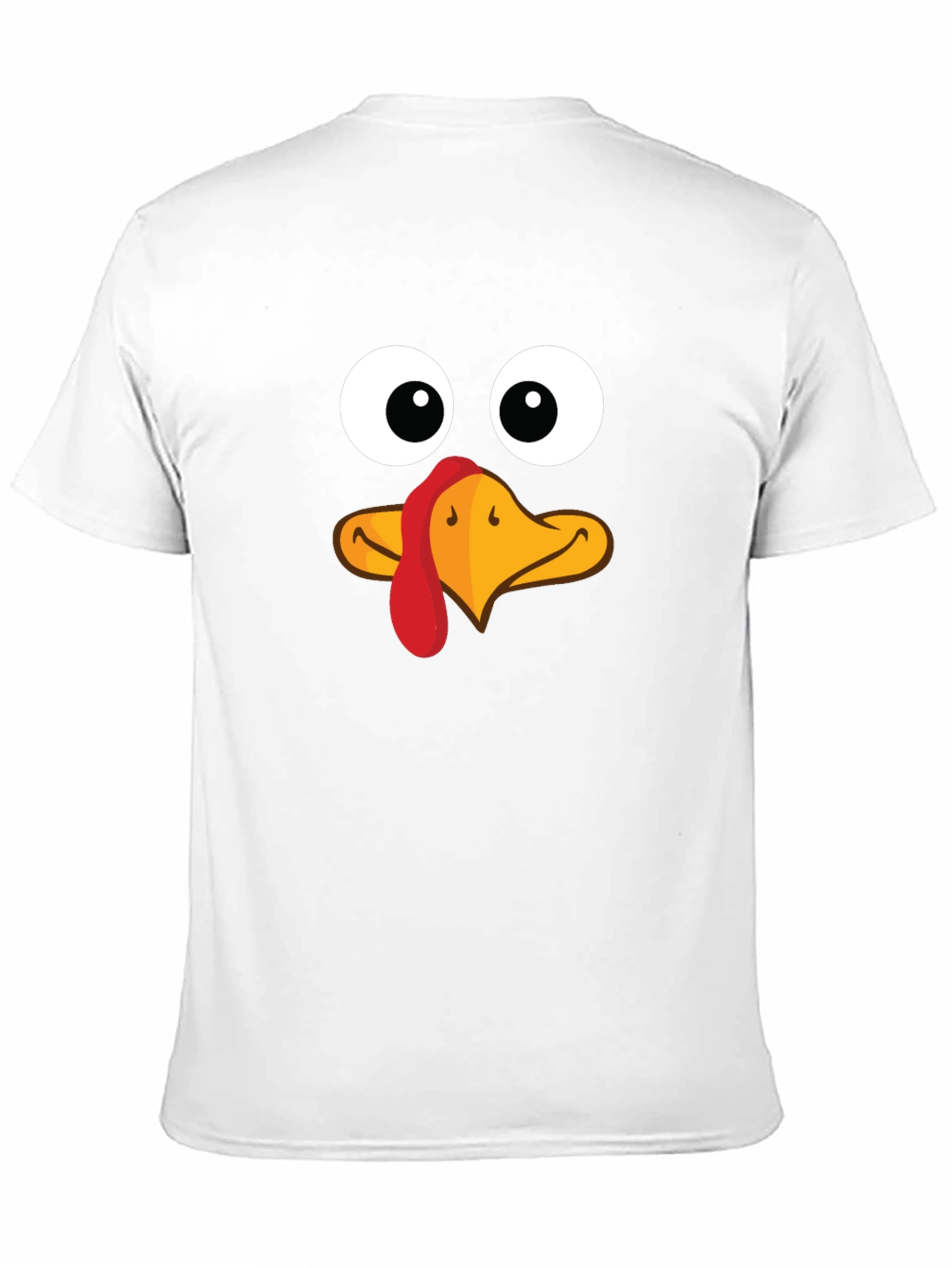 Funny Turkey Face Thanksgiving T-Shirt