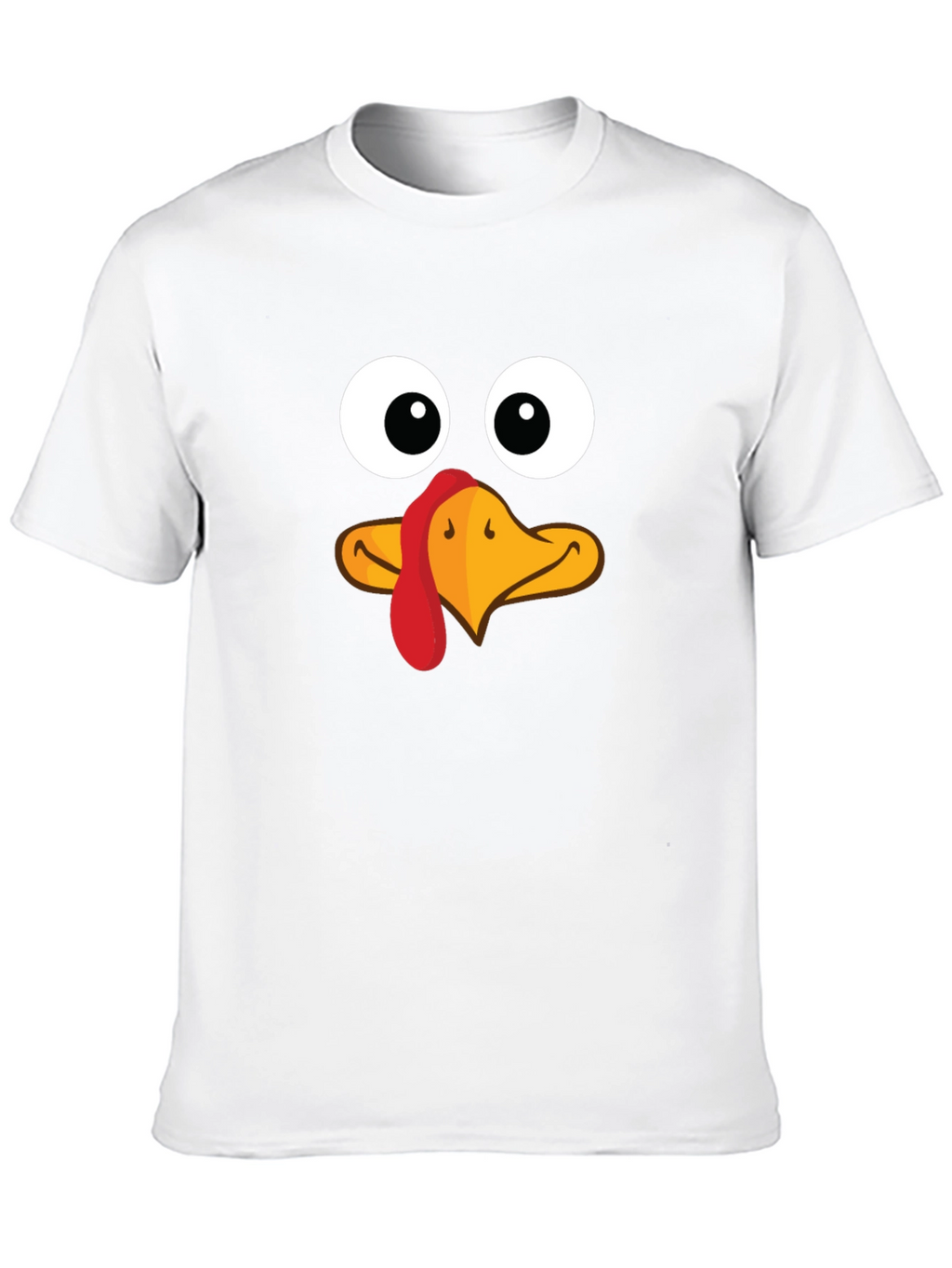 Funny Turkey Face Thanksgiving T-Shirt