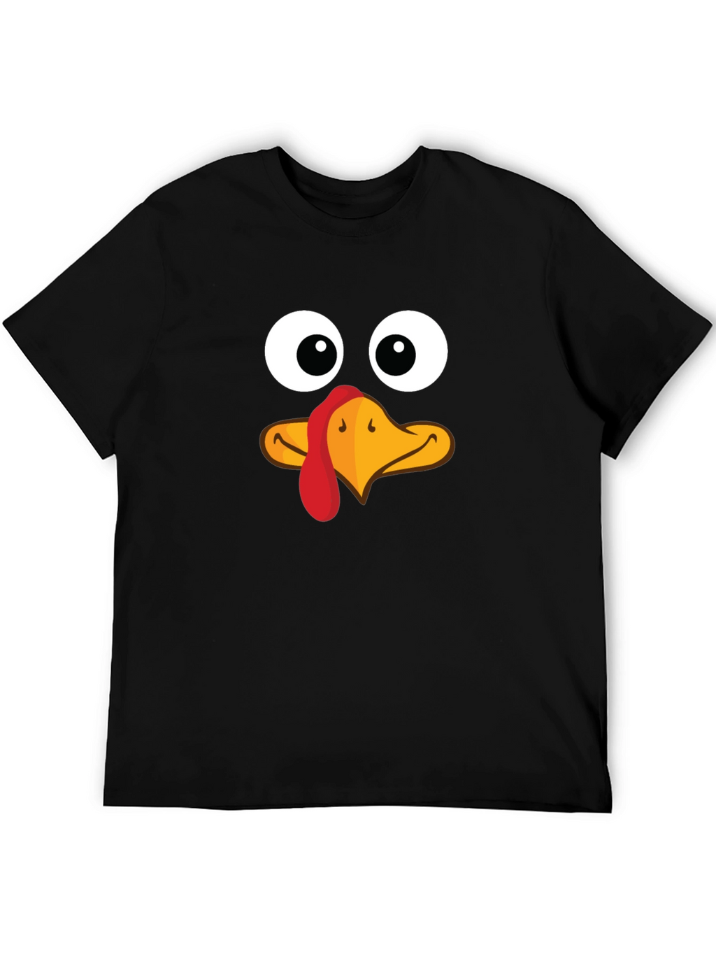 Funny Turkey Face Thanksgiving T-Shirt