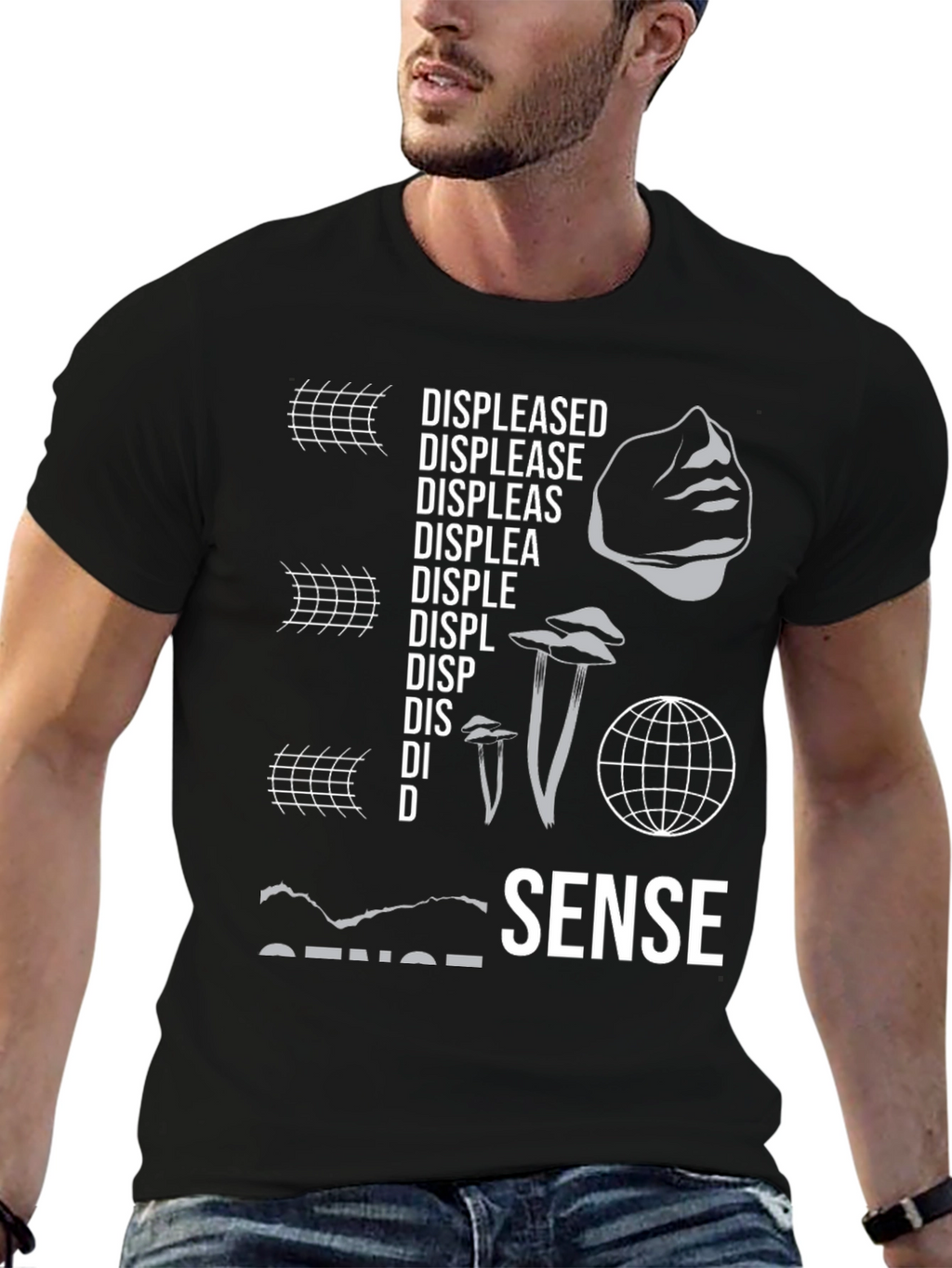 Displeased Graphic Tee - Modern Streetwear