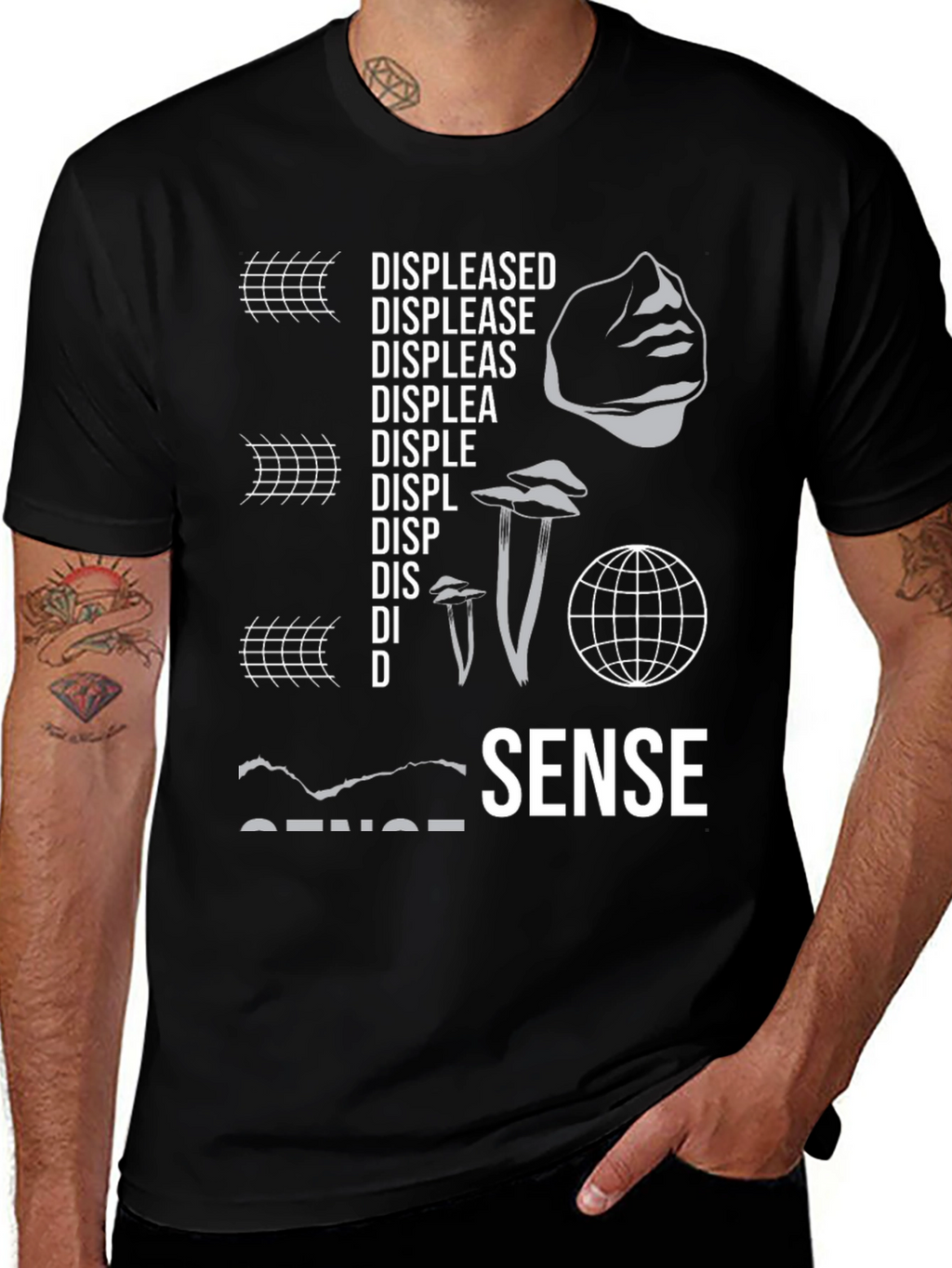 Displeased Graphic Tee - Modern Streetwear