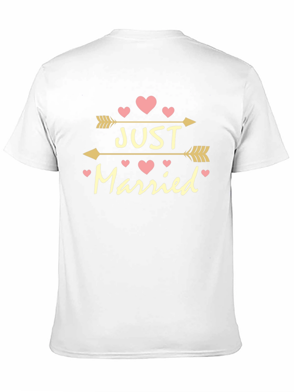 Just Married Arrow Heart Tee - Perfect Wedding Gift!