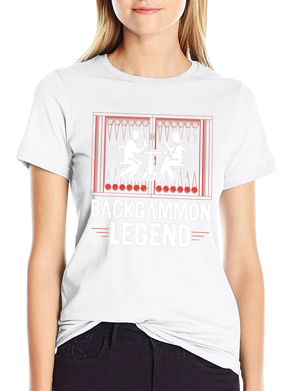 Backgammon Legend Graphic T-Shirt