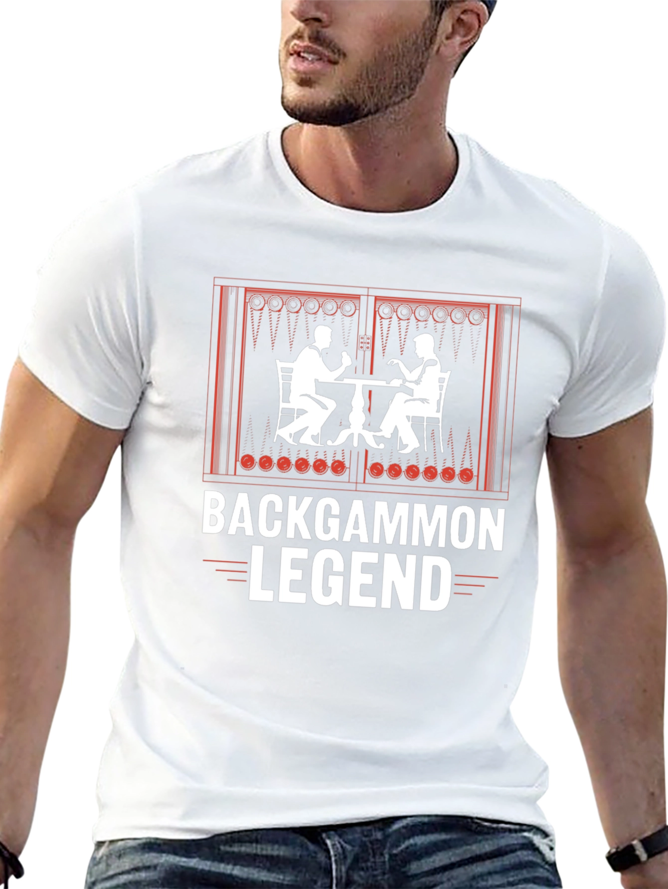 Backgammon Legend Graphic T-Shirt