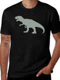 Dinosaur Graphic T-Shirt - Classic Crew Neck Tee
