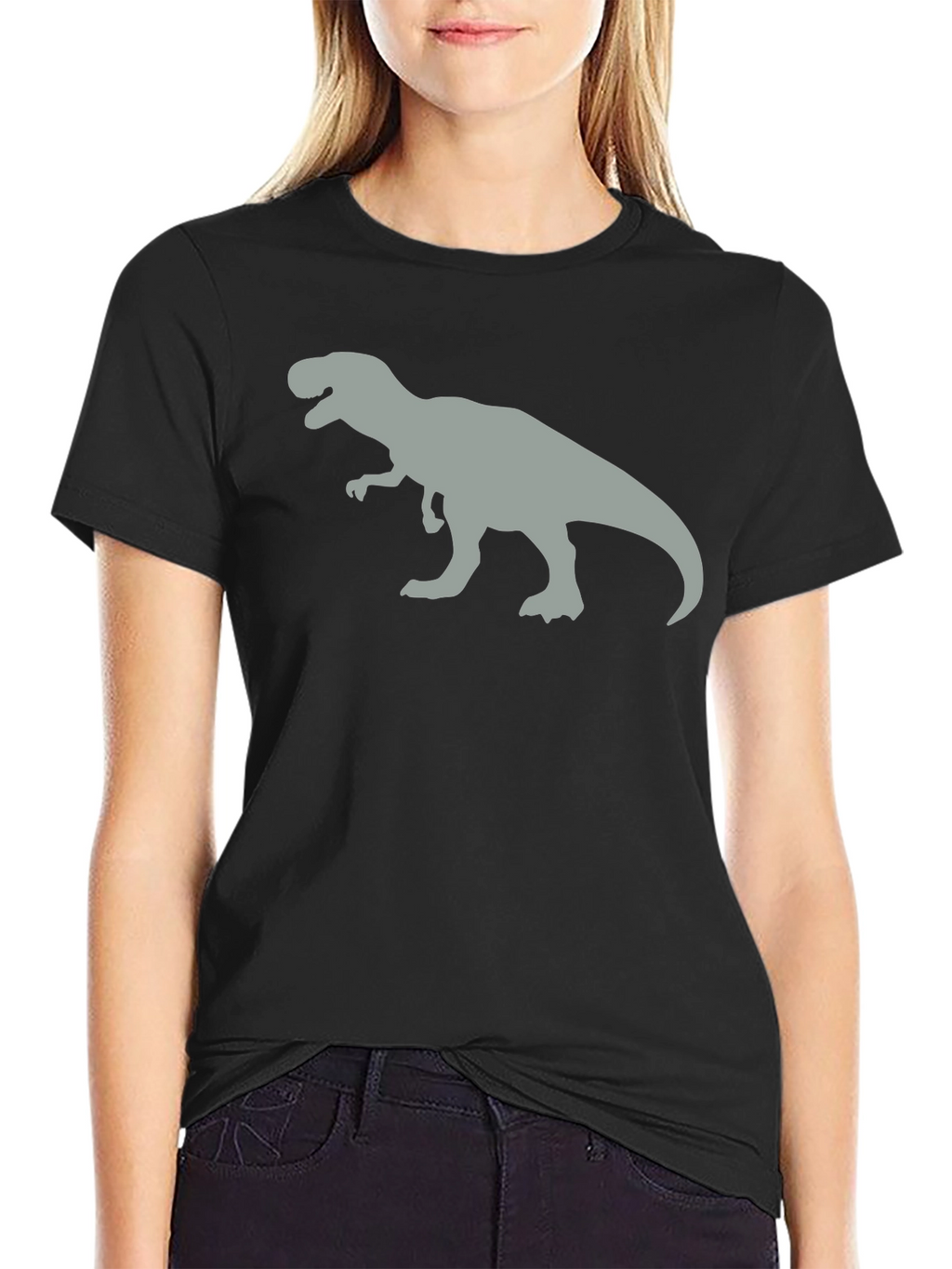 Dinosaur Graphic T-Shirt - Classic Crew Neck Tee