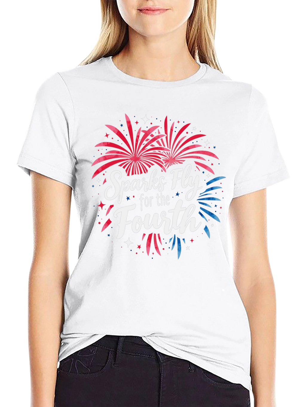 Sparks Fly Fourth of July Graphic Tee