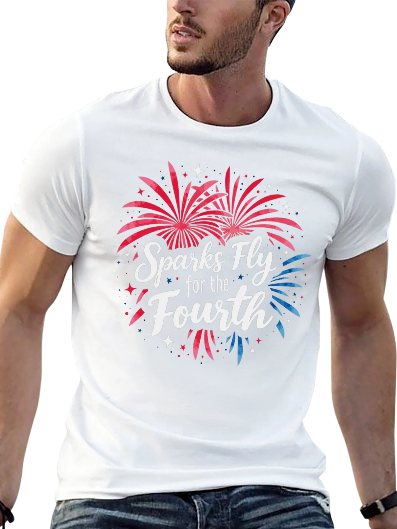 Sparks Fly Fourth of July Graphic Tee