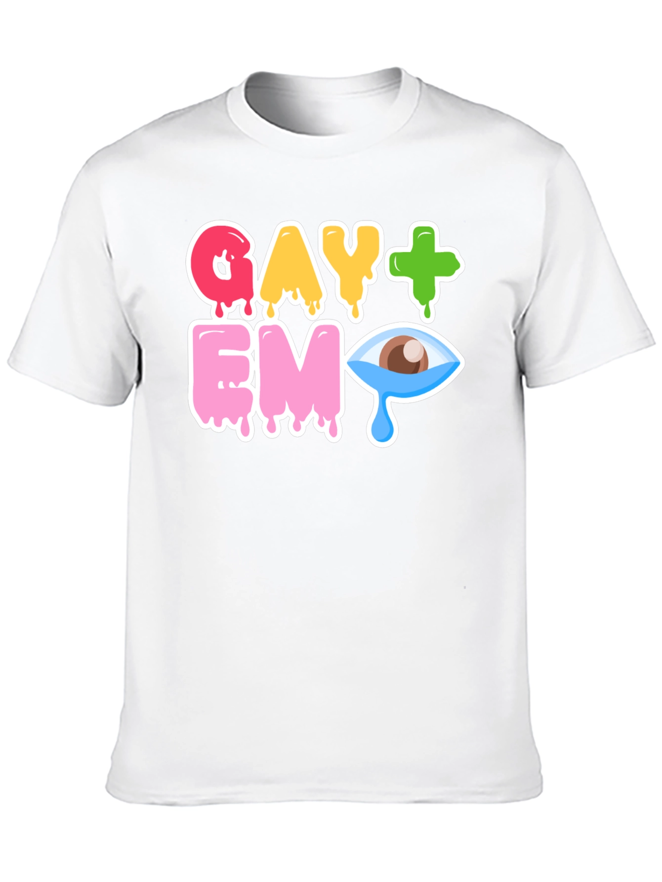 Gay+Emo Graphic T-Shirt