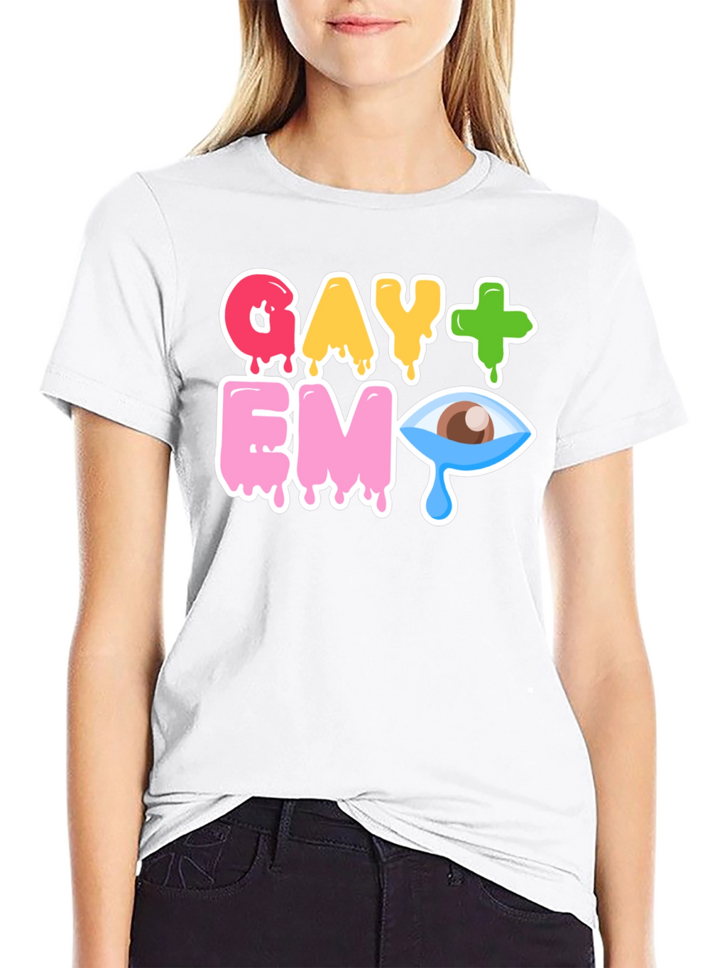 Gay+Emo Graphic T-Shirt