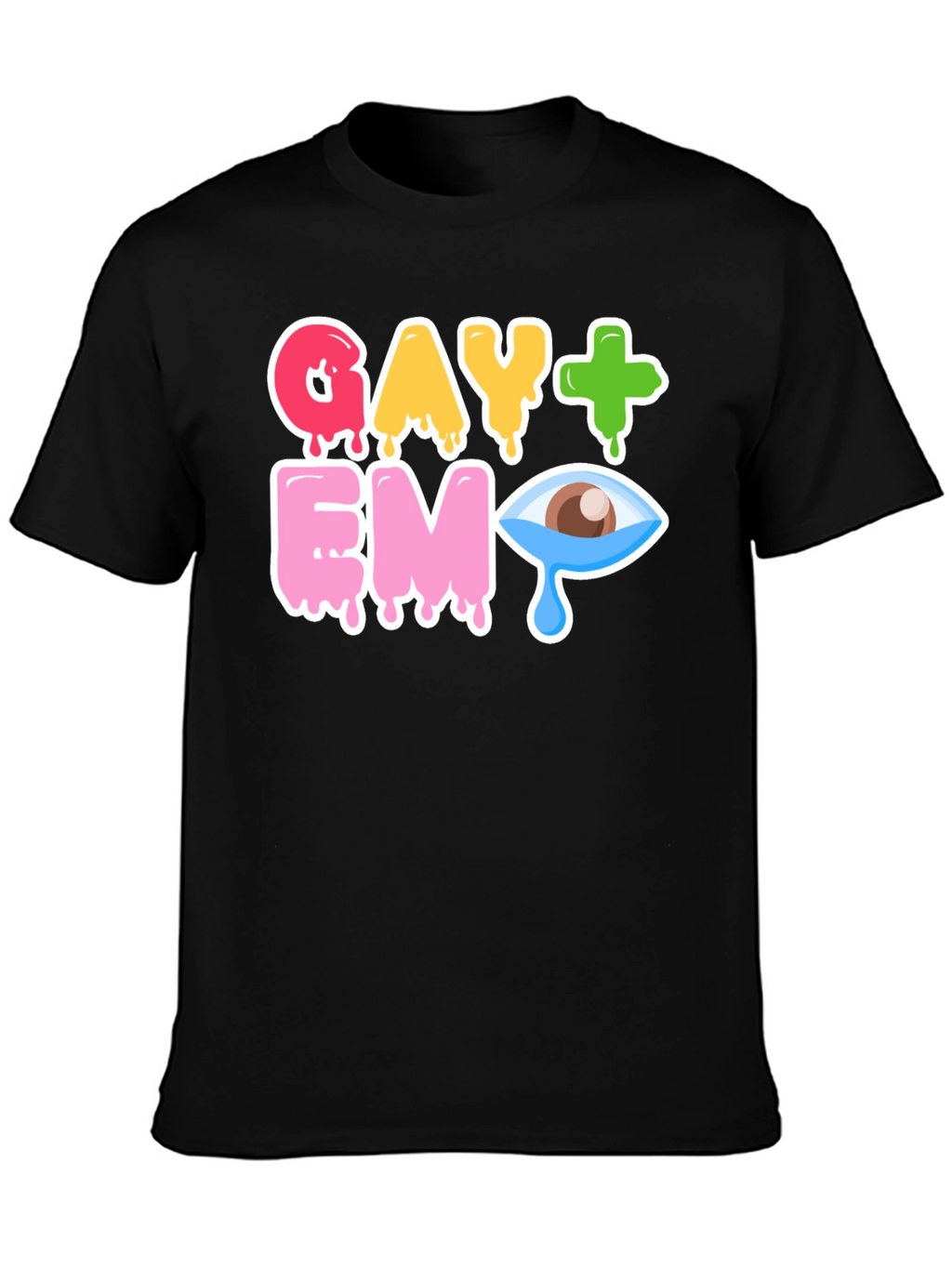 Gay+Emo Graphic T-Shirt