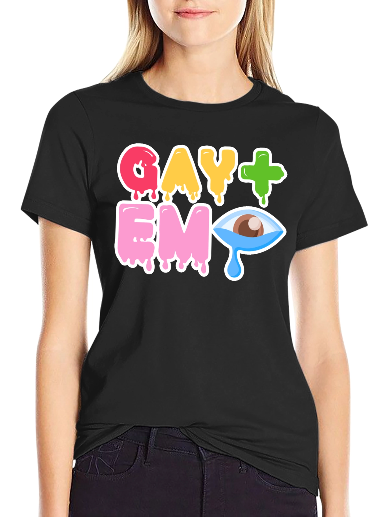 Gay+Emo Graphic T-Shirt