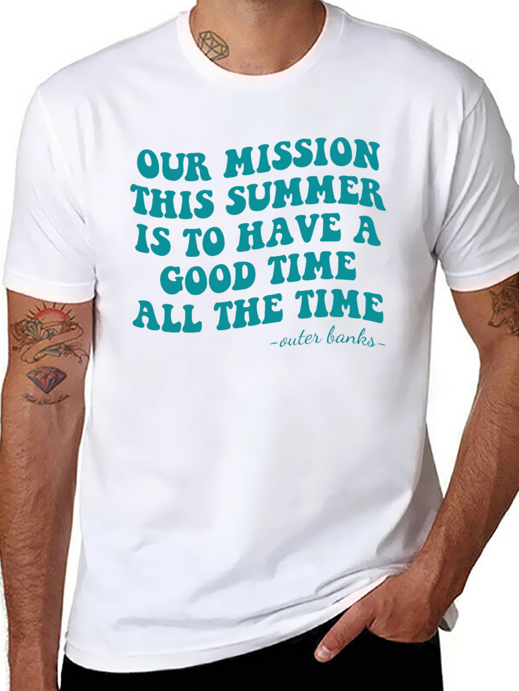 Our Mission Summer T-Shirt - Outer Banks Vacation Tee