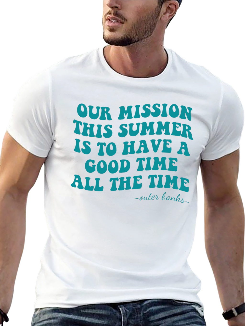 Our Mission Summer T-Shirt - Outer Banks Vacation Tee