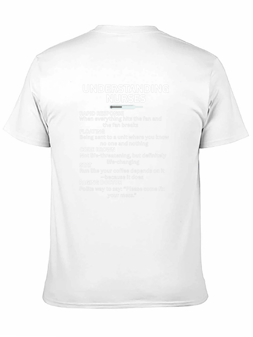 Understanding Nurses Black Graphic T-Shirt