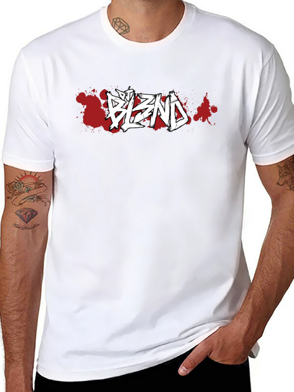 DJ Blend Black T-Shirt Graphic Print