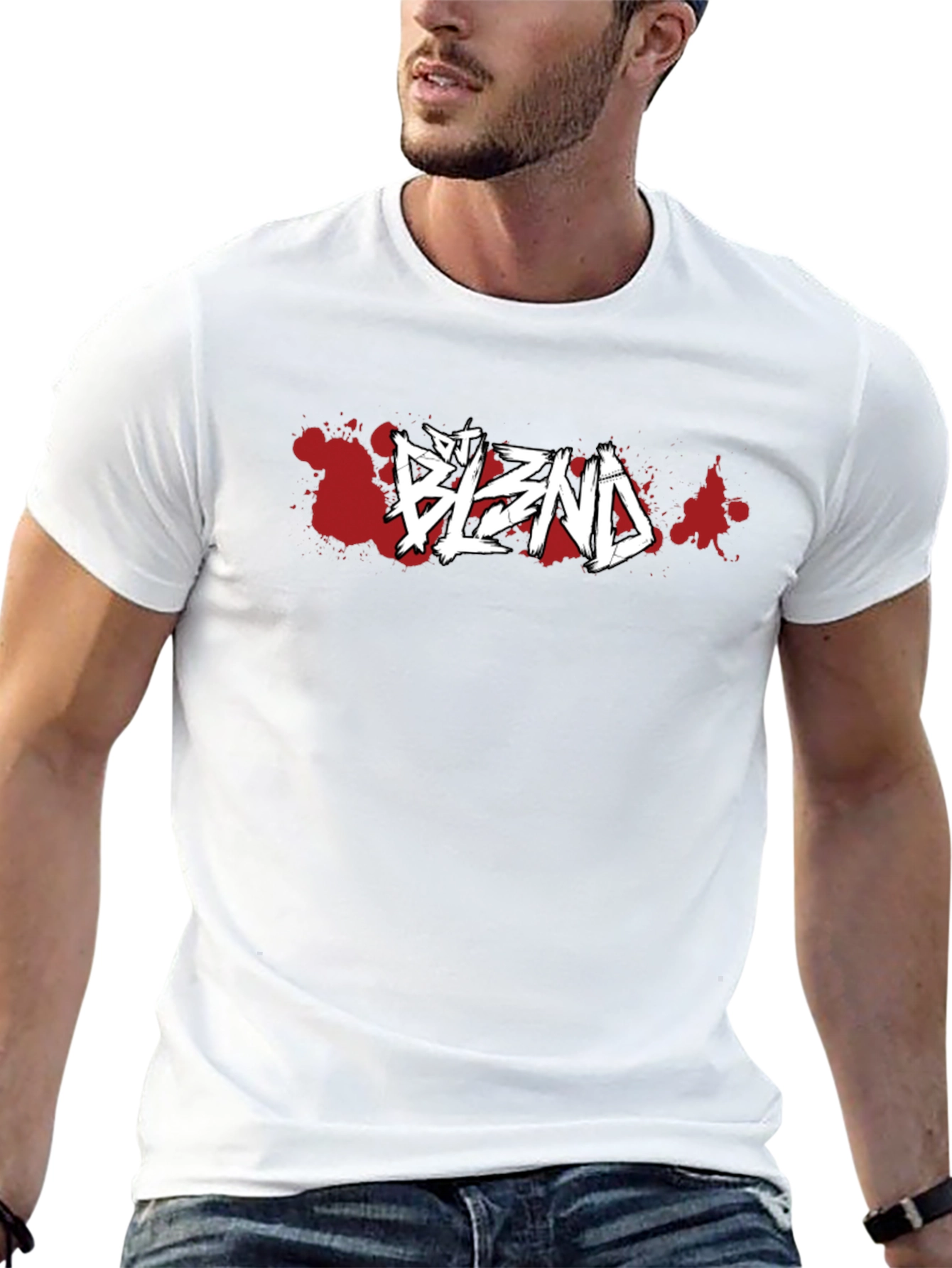 DJ Blend Black T-Shirt Graphic Print