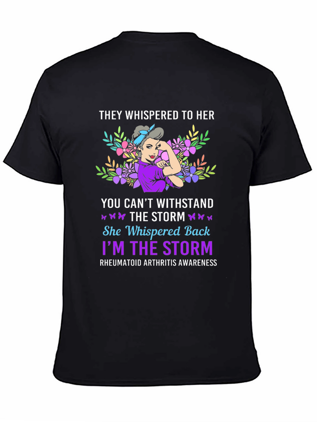 Rheumatoid Arthritis Awareness T-Shirt - Storm Design
