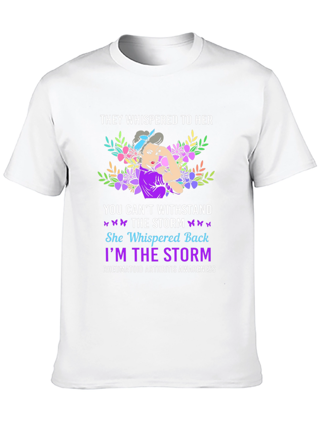 Rheumatoid Arthritis Awareness T-Shirt - Storm Design