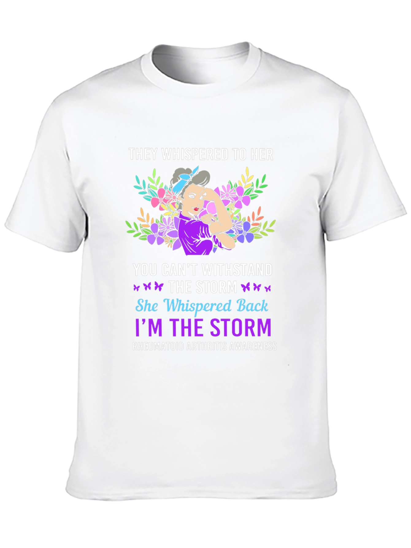 Rheumatoid Arthritis Awareness T-Shirt - Storm Design