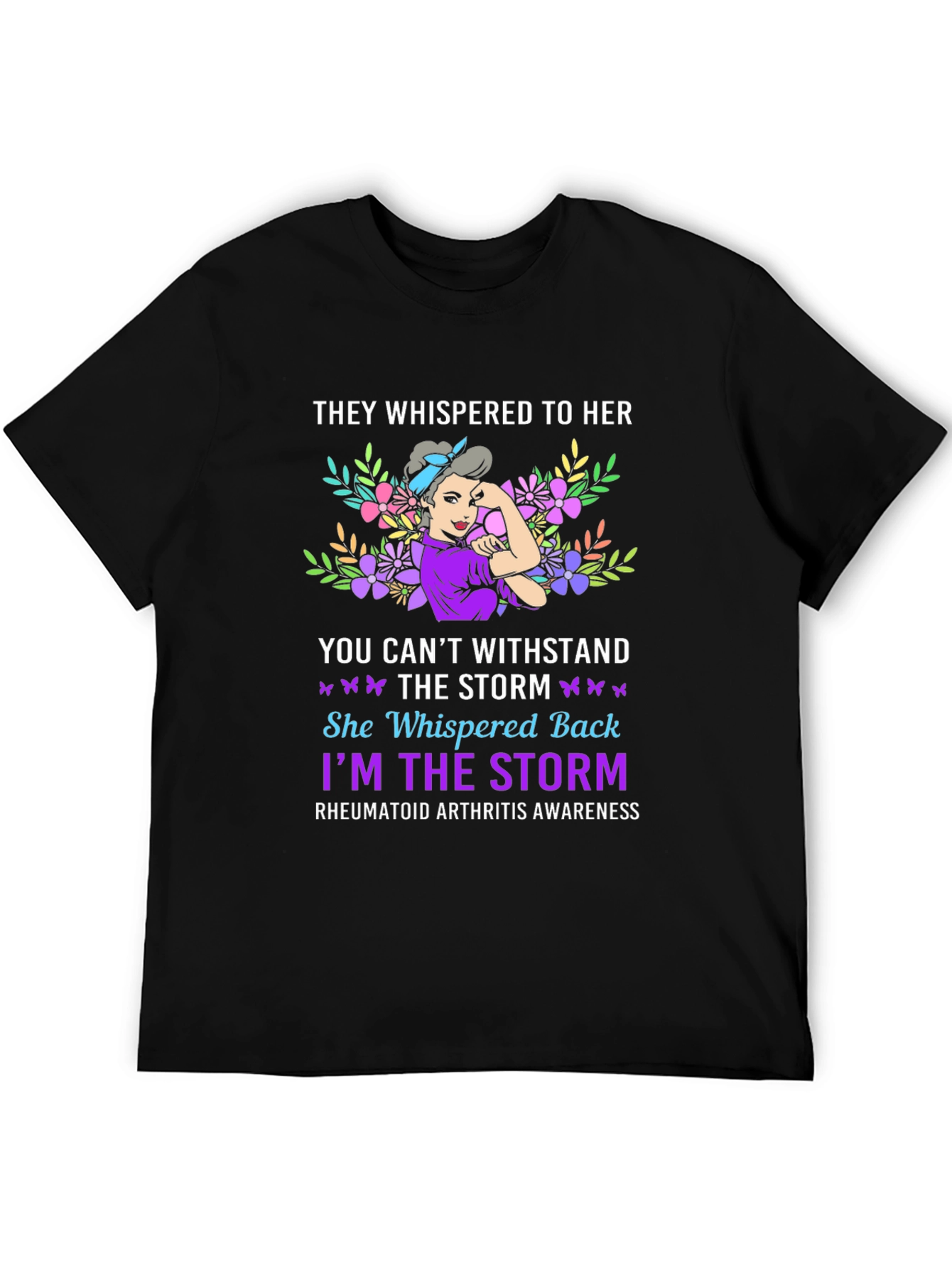 Rheumatoid Arthritis Awareness T-Shirt - Storm Design