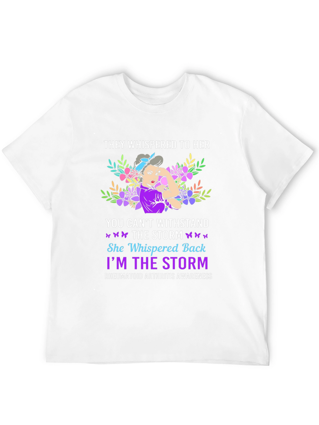 Rheumatoid Arthritis Awareness T-Shirt - Storm Design