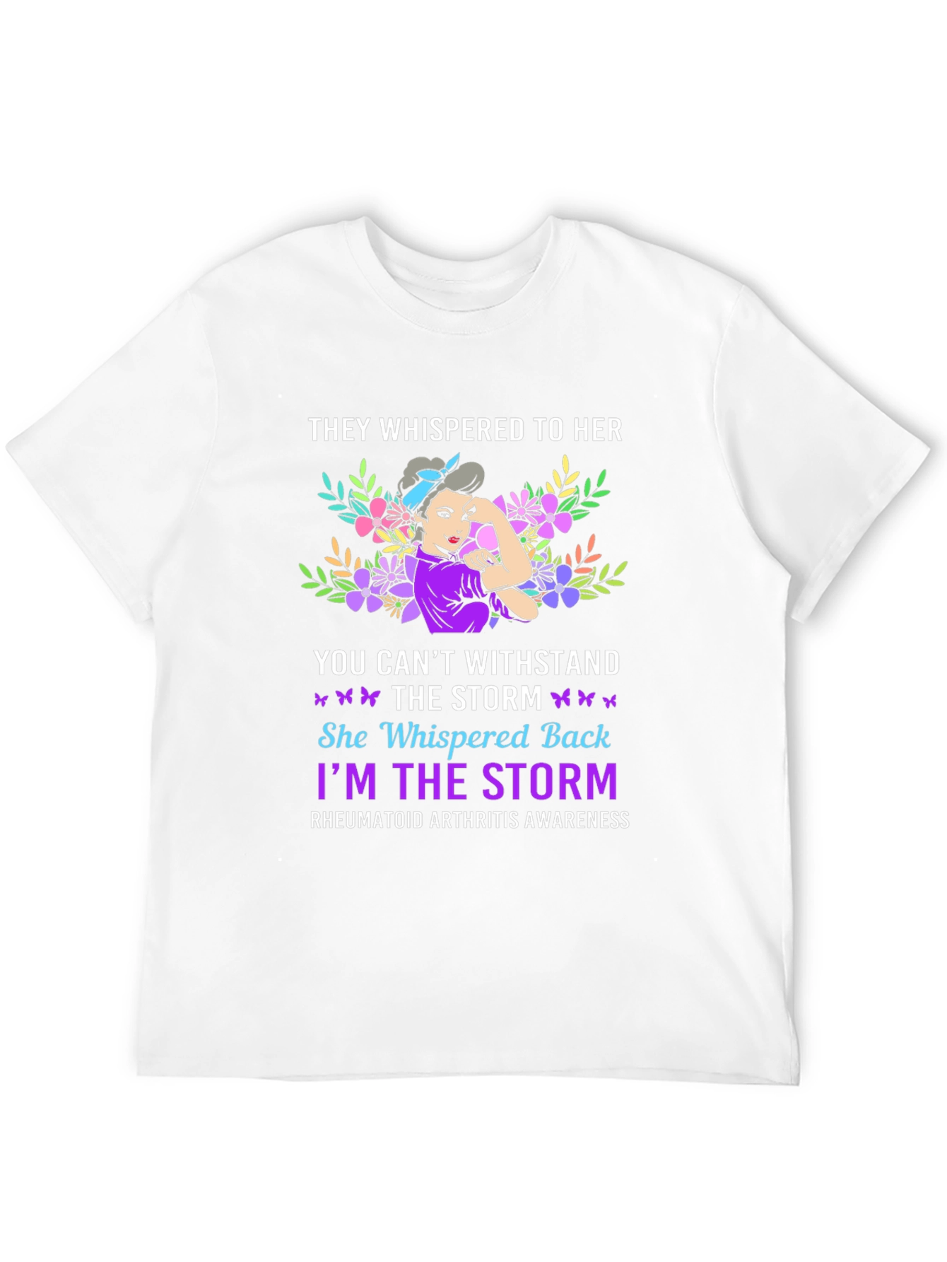 Rheumatoid Arthritis Awareness T-Shirt - Storm Design