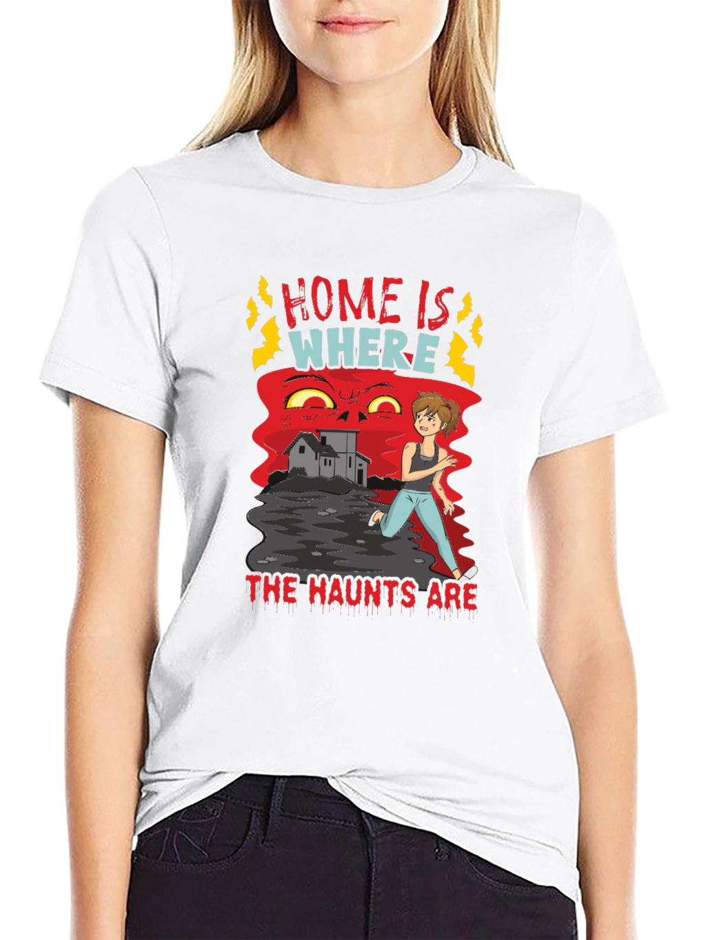 Haunted Home T-Shirt - Where The Haunts Are Tee