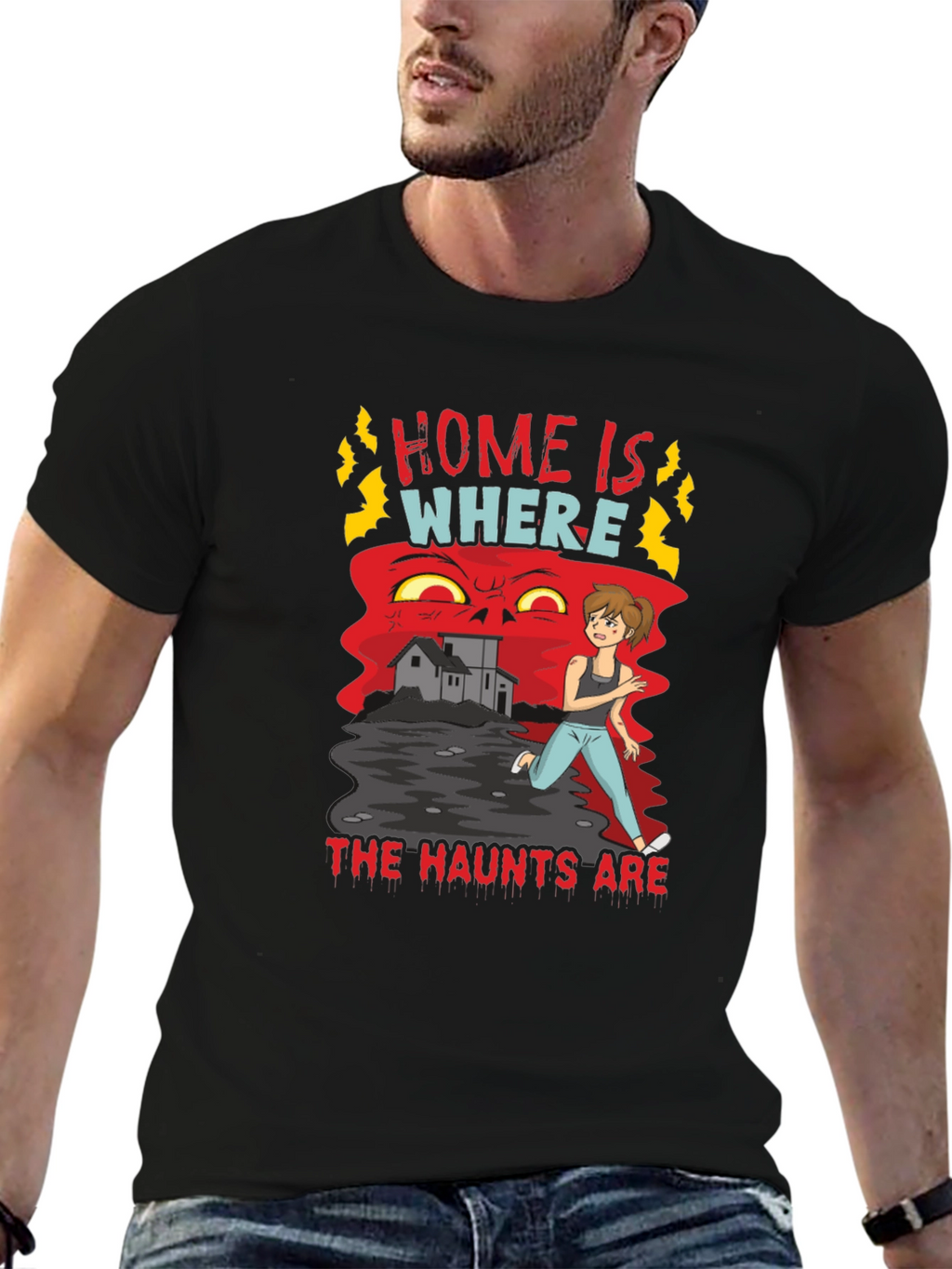 Haunted Home T-Shirt - Where The Haunts Are Tee