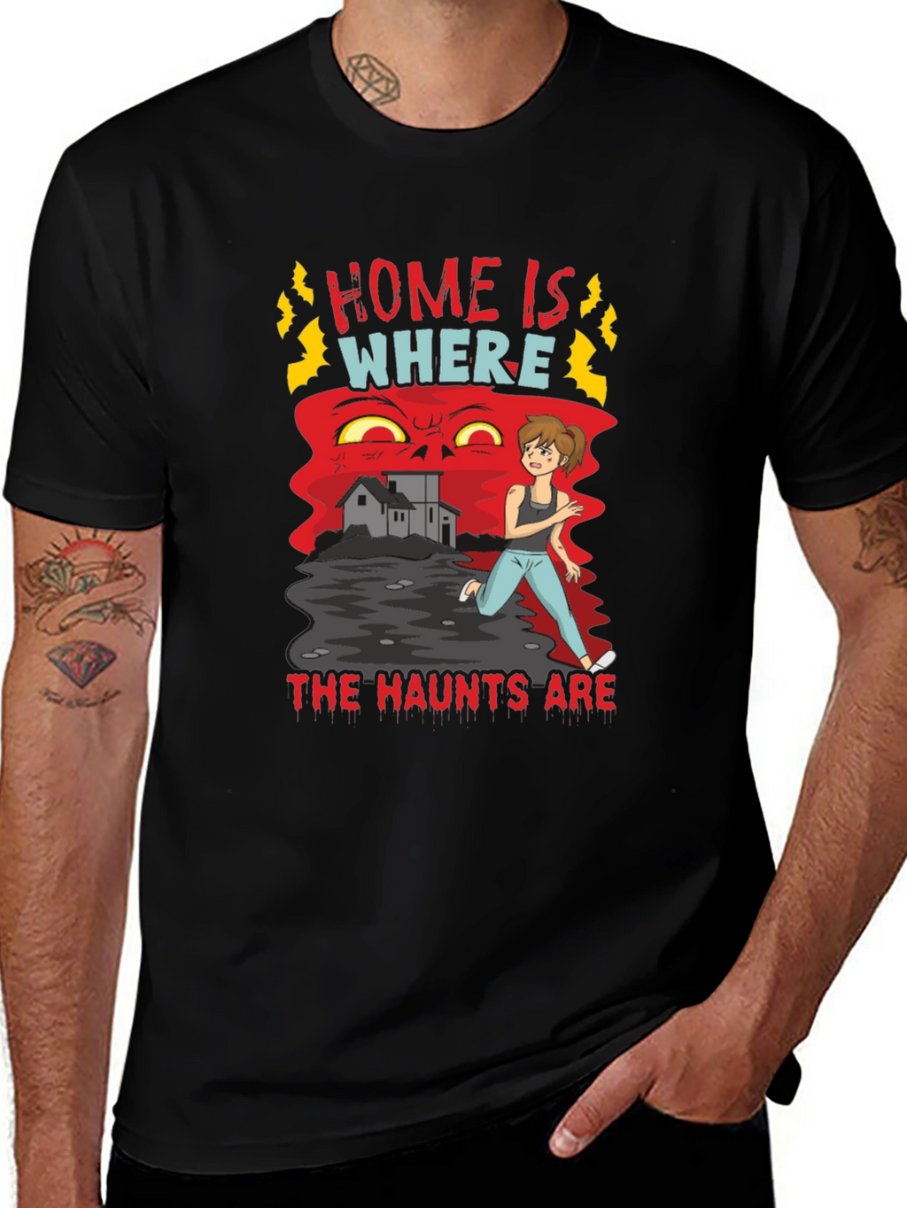 Haunted Home T-Shirt - Where The Haunts Are Tee