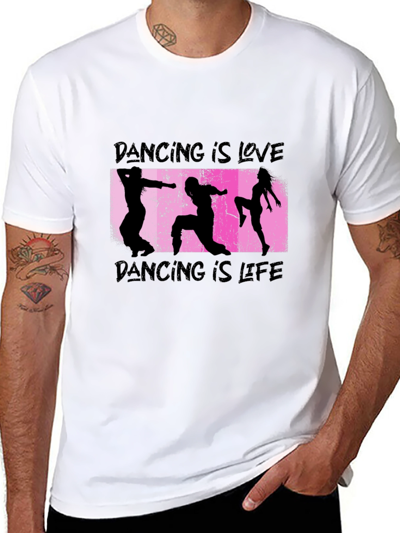 Dancing is Love & Life Black T-Shirt