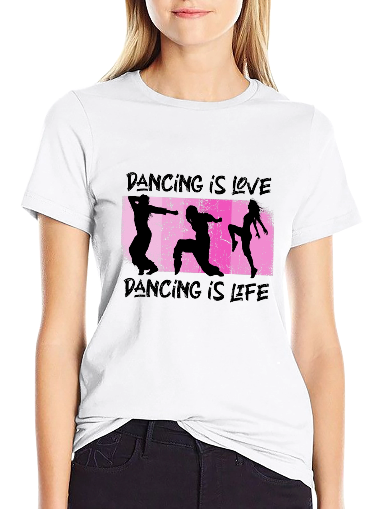 Dancing is Love & Life Black T-Shirt