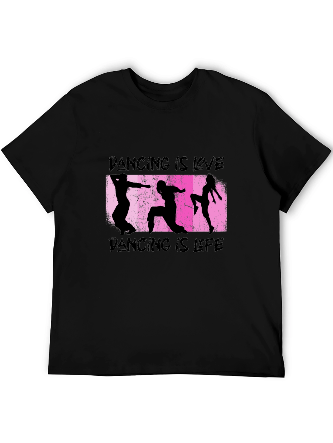Dancing is Love & Life Black T-Shirt