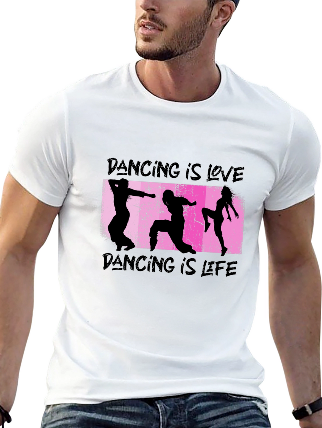 Dancing is Love & Life Black T-Shirt