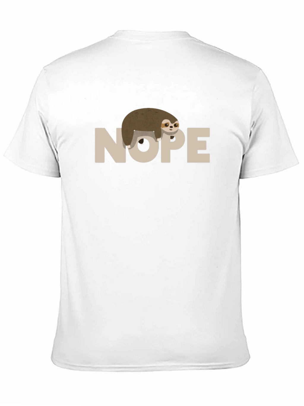 Nope Sloth T-Shirt - Funny Lazy Animal Tee