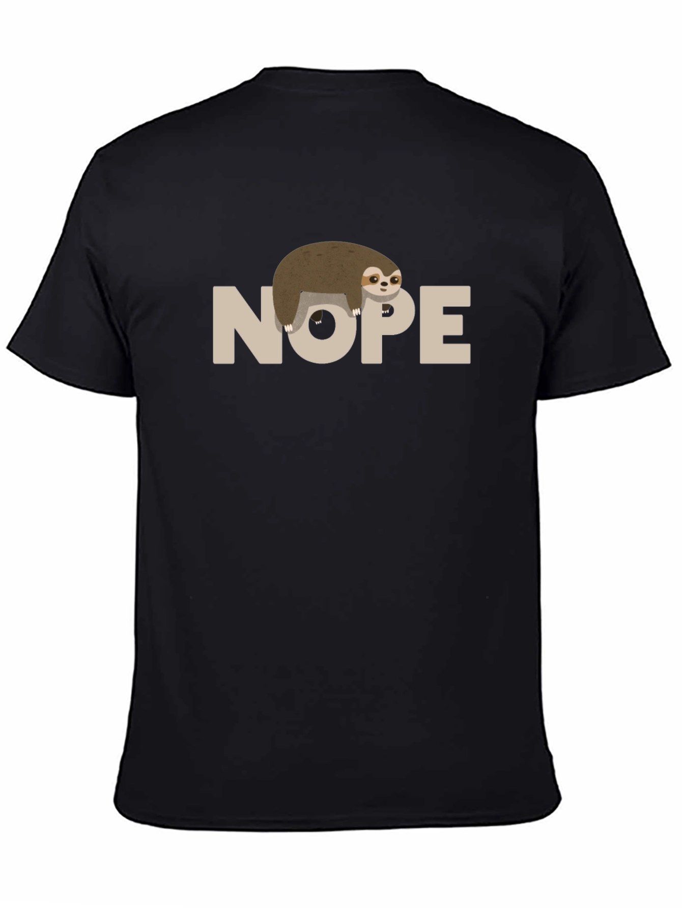 Nope Sloth T-Shirt - Funny Lazy Animal Tee