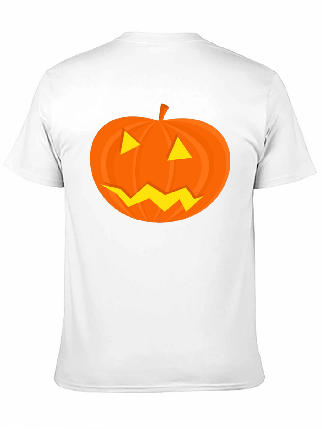 Halloween Pumpkin Face Black T-Shirt