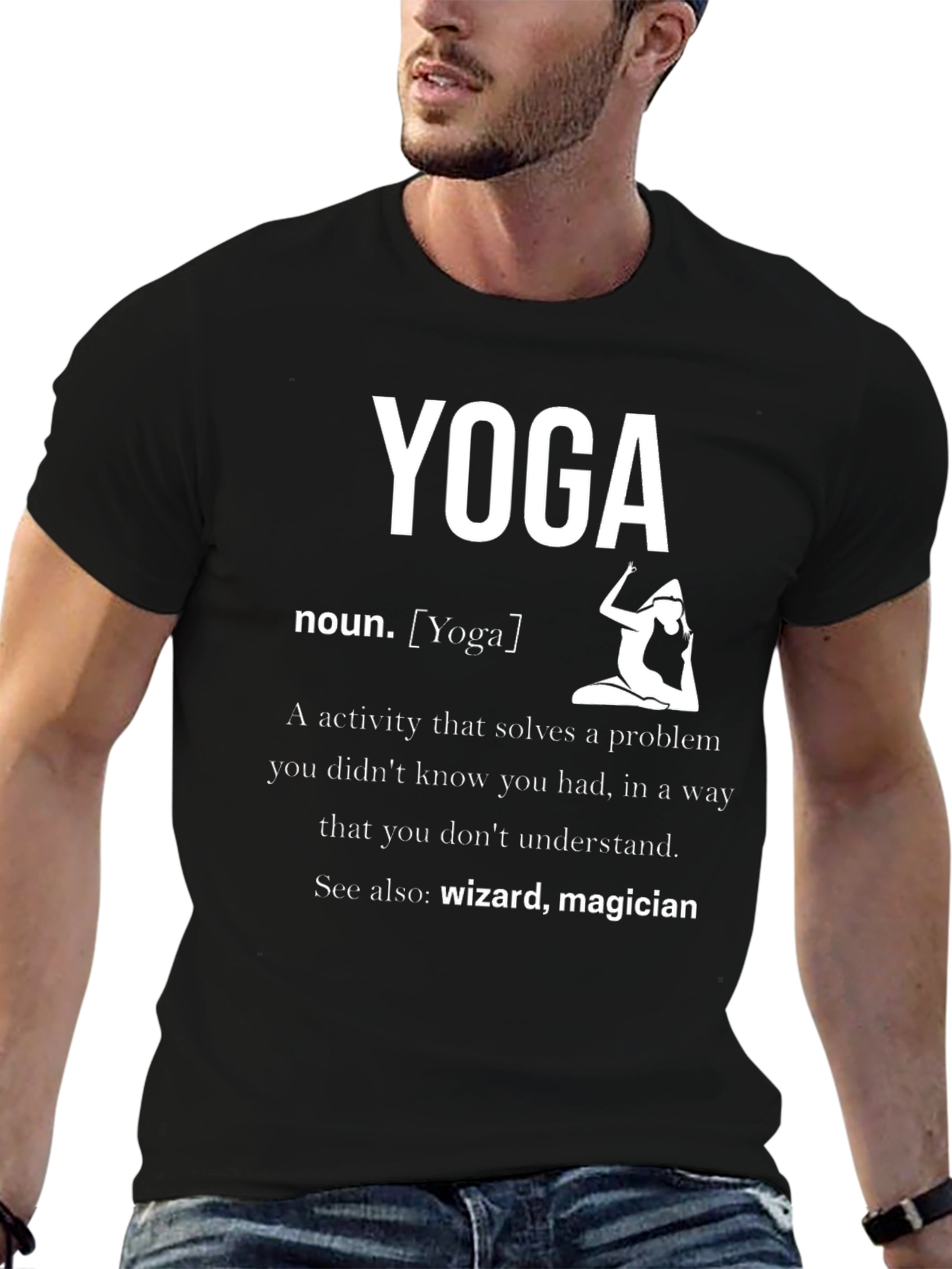 Yoga Definition T-Shirt - Wizard Magician