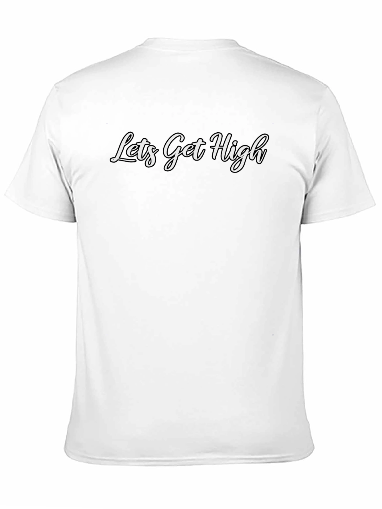 Lets Get High Black Graphic Tee