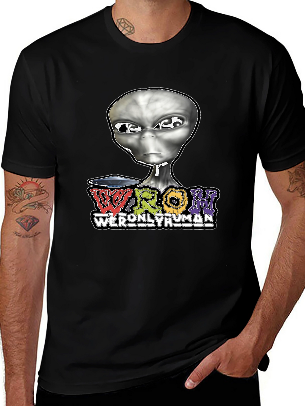 WROH Alien Graphic Tee - Were Only Human