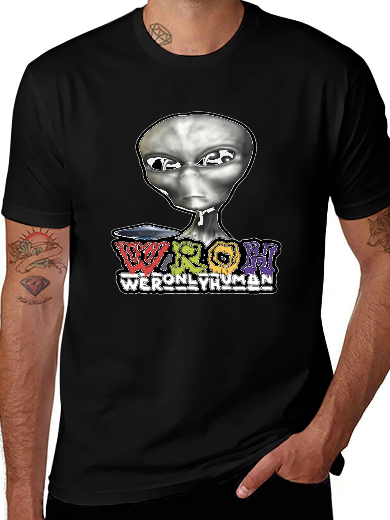WROH Alien Graphic Tee - Were Only Human